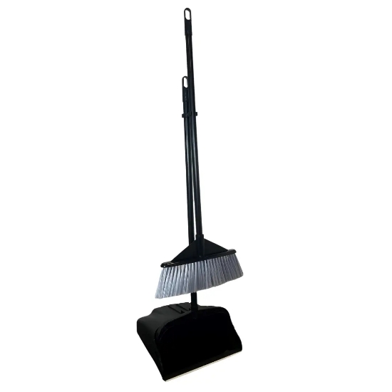 Picture of Dust Scoop with Long Handle - WITH Broom - NO Hood - Plastic