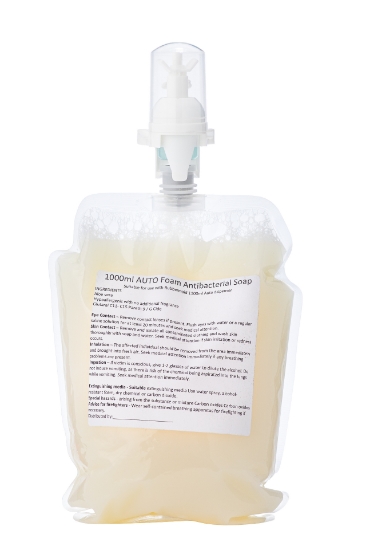 Picture of BETTERMAID Anti-bacterial Soap Refill Sachet - 1,000ml - AutoFoam Compatible
