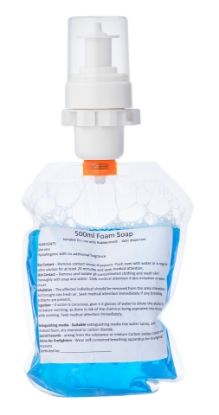 Show details for BETTERMAID Lotion Hand Wash Sachet - Foam - 500ml - Rubbermaid FLeX Compat. Picture of BETTERMAID Lotion Hand Wash Sachet - Foam - 500ml - Rubbermaid FLeX Compat.
