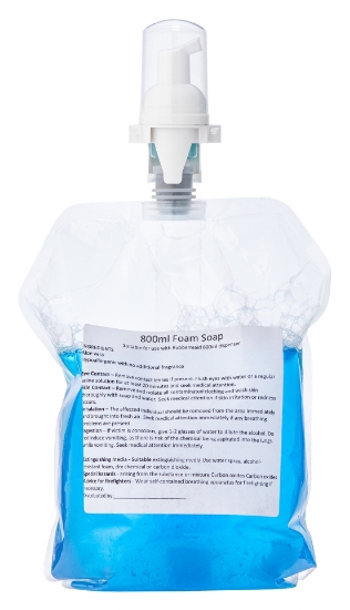 Picture of BETTERMAID Lotion Soap Refill Sachet - Foam - 800ml - Rubbermaid Compat.