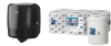 Picture of TORK M4 Centrefeed / Reflex Dispenser - Maxi - BLACK + 2 Ply Paper