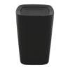 Picture of TRAMONTINA Waste Bin with Swivel Lid - 6.5L - Black - Plastic