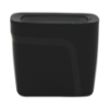 Picture of TRAMONTINA Waste Bin with Swivel Lid - 6.5L - Black - Plastic