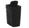 Picture of TRAMONTINA Waste Bin with Swivel Lid - 8.5L - Black - Plastic