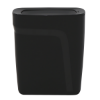 Picture of TRAMONTINA Waste Bin with Swivel Lid - 8.5L - Black - Plastic