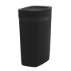 Picture of TRAMONTINA Waste Bin with Swivel Lid - 10.5L - Black - Plastic