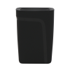 Picture of TRAMONTINA Waste Bin with Swivel Lid - 10.5L - Black - Plastic
