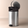 Picture of TRAMONTINA Loop Stainless Steel Pedal Bin + Inner Bin - 20L