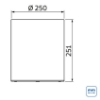 Picture of TRAMONTINA Stainless Steel Waste Bin - 12L