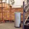 Picture of TRAMONTINA Stainless Steel Bin + Grey Swivel Lid - 40L - NO INNER